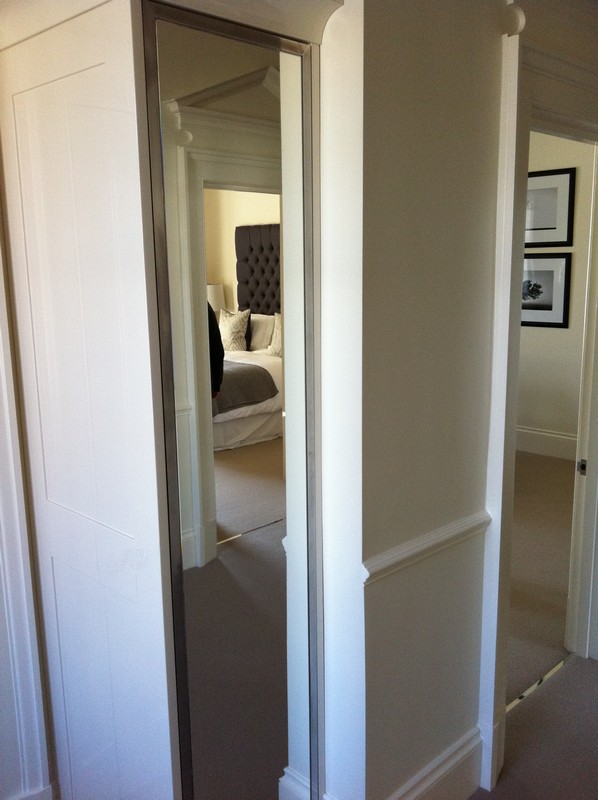 Full-length wardrobe mirror fitted in Witney home
